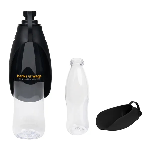 21 oz. water bottle and dispensing bowl for pets.... from ASI 61125 Hit Promotional Products / Hit®