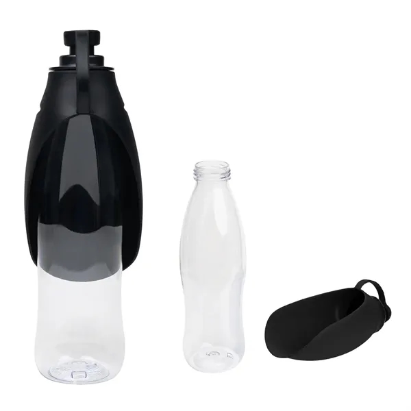 21 oz. water bottle and dispensing bowl for pets.... from ASI 61125 Hit Promotional Products / Hit®