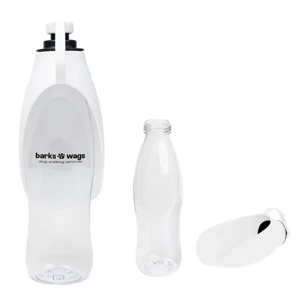 21 oz. water bottle and dispensing bowl for pets.... from ASI 61125 Hit Promotional Products / Hit®