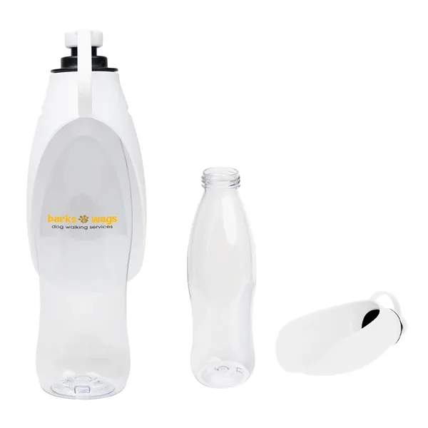 21 oz. water bottle and dispensing bowl for pets.... from ASI 61125 Hit Promotional Products / Hit®