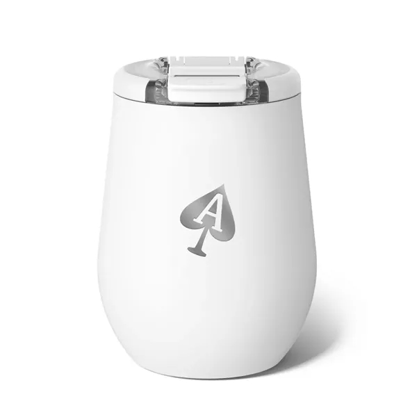 14 oz. insulated stainless steel travel cup with spill-resistant, screw-on locking... from ASI 61125 Hit Promotional Products / Hit®