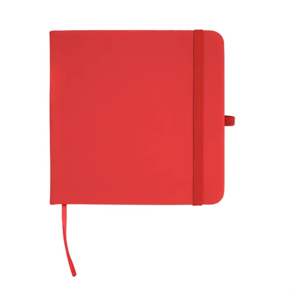 Journal with recycled PU cover, 80 lined pages, bookmark, strap closure... from ASI 61125 Hit Promotional Products / Hit®
