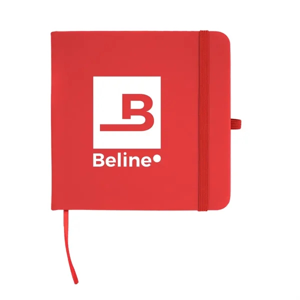 Journal with recycled PU cover, 80 lined pages, bookmark, strap closure... from ASI 61125 Hit Promotional Products / Hit®