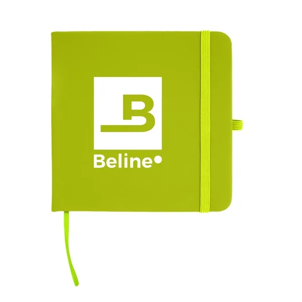 Journal with recycled PU cover, 80 lined pages, bookmark, strap closure... from ASI 61125 Hit Promotional Products / Hit®