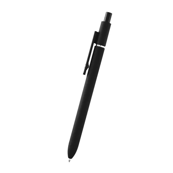 Plunger action rABS pen with smooth rubberized finish.... from ASI 61125 Hit Promotional Products / Hit®