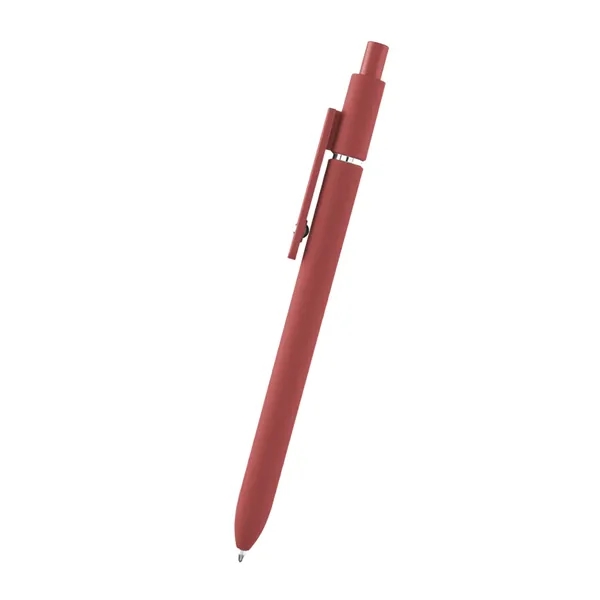 Plunger action rABS pen with smooth rubberized finish.... from ASI 61125 Hit Promotional Products / Hit®