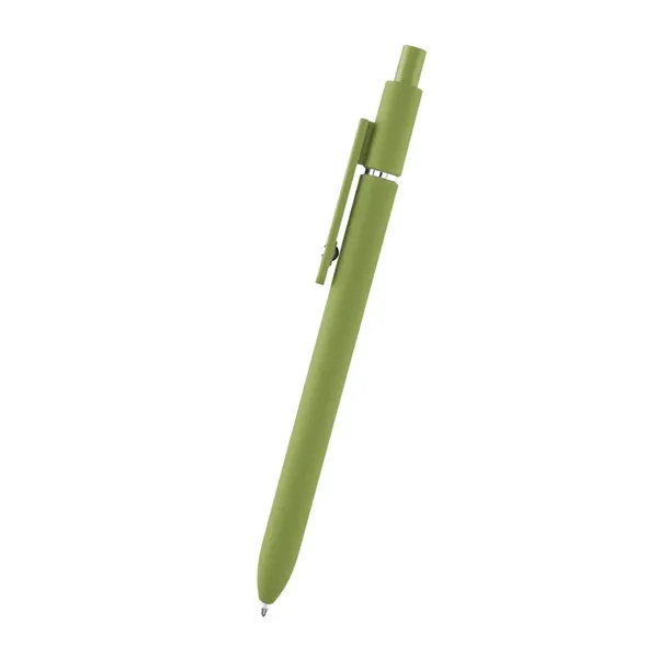 Plunger action rABS pen with smooth rubberized finish.... from ASI 61125 Hit Promotional Products / Hit®