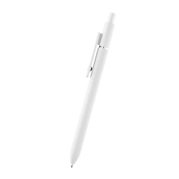Plunger action rABS pen with smooth rubberized finish.... from ASI 61125 Hit Promotional Products / Hit®