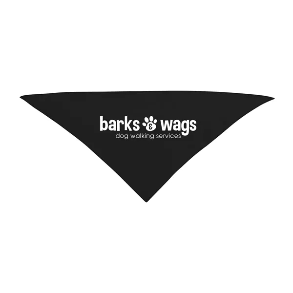 10" x 21.25" triangular pet bandanna made of 100% rPET polyester.... from ASI 61125 Hit Promotional Products / Hit®