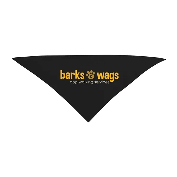 10" x 21.25" triangular pet bandanna made of 100% rPET polyester.... from ASI 61125 Hit Promotional Products / Hit®