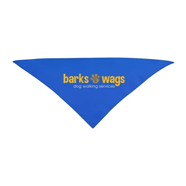 10" x 21.25" triangular pet bandanna made of 100% rPET polyester.... from ASI 61125 Hit Promotional Products / Hit®
