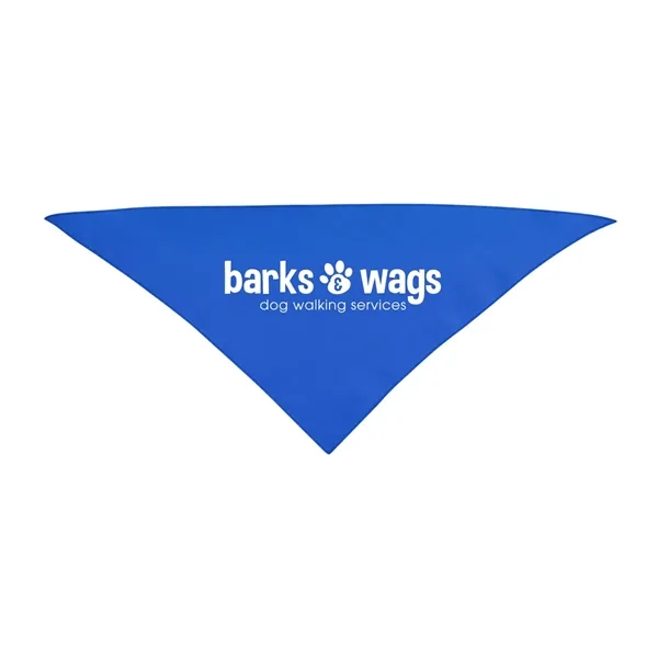 10" x 21.25" triangular pet bandanna made of 100% rPET polyester.... from ASI 61125 Hit Promotional Products / Hit®