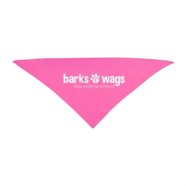 10" x 21.25" triangular pet bandanna made of 100% rPET polyester.... from ASI 61125 Hit Promotional Products / Hit®