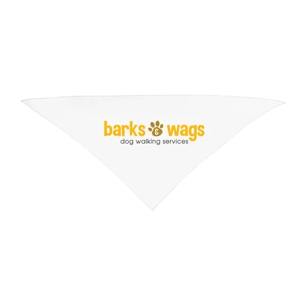 10" x 21.25" triangular pet bandanna made of 100% rPET polyester.... from ASI 61125 Hit Promotional Products / Hit®