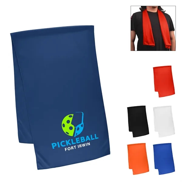 47" x 15" cooling sports towel made from recycled polyester.... from ASI 61125 Hit Promotional Products / Hit®