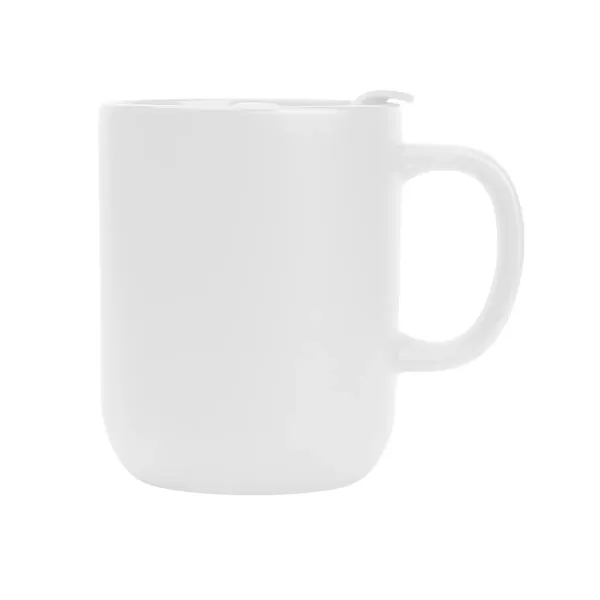 14 oz, ceramic mug with slide action lid.... from ASI 61125 Hit Promotional Products / Hit®