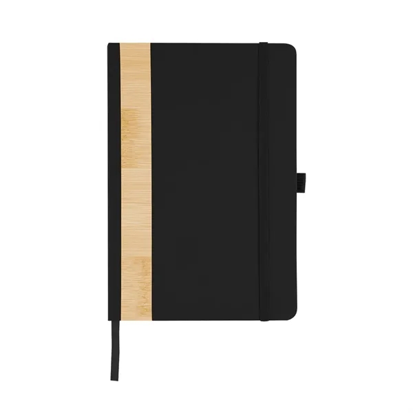 80 page lined journal with recycled PU and bamboo cover, bookmark,... from ASI 61125 Hit Promotional Products / Hit®