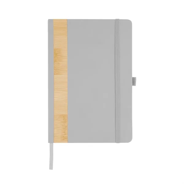 80 page lined journal with recycled PU and bamboo cover, bookmark,... from ASI 61125 Hit Promotional Products / Hit®