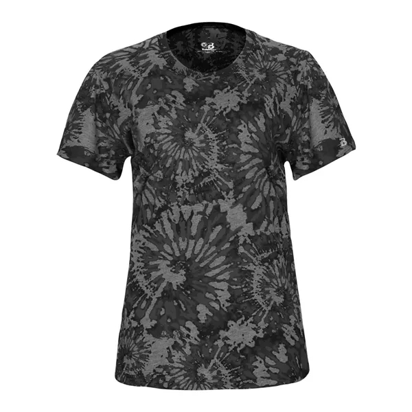 Badger Women's Tie-Dyed Tri-Blend T-Shirt... from ASI 84358 S&S Activewear