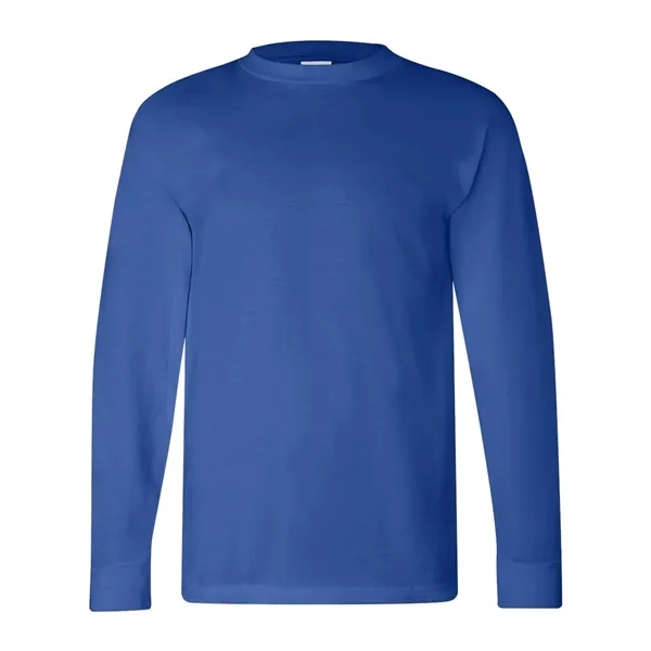 Adult pre-shrunk 100% cotton USA made long sleeve t-shirt. Blank product.... from ASI 84358 S&S Activewear