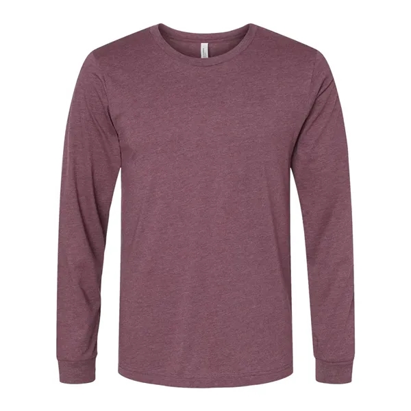 BELLA + CANVAS Unisex Heather CVC Long Sleeve Tee... from ASI 84358 S&S Activewear