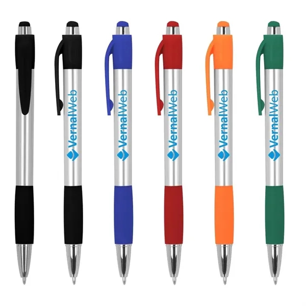 Recycled ABS plastic pen with plunger action mechanism.... from ASI 88060 Snugz/USA Inc