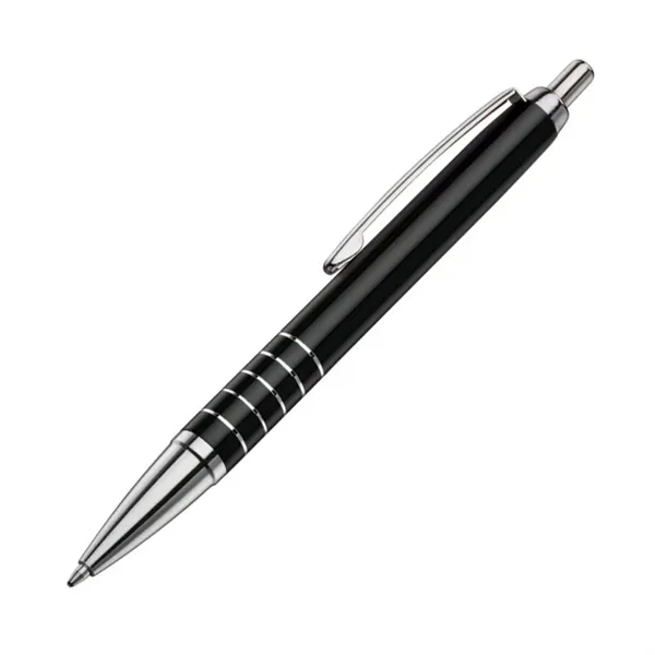 Metal click action ballpoint pen with chrome trim... from ASI 84592 St Regis Group