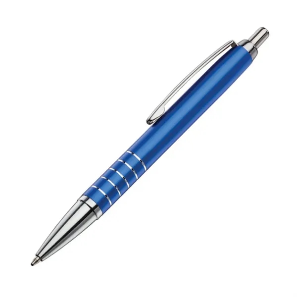 Metal click action ballpoint pen with chrome trim... from ASI 84592 St Regis Group