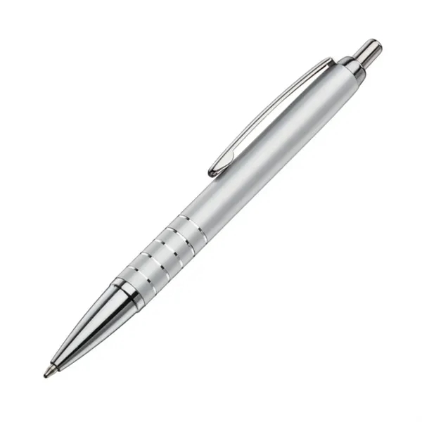 Metal click action ballpoint pen with chrome trim... from ASI 84592 St Regis Group