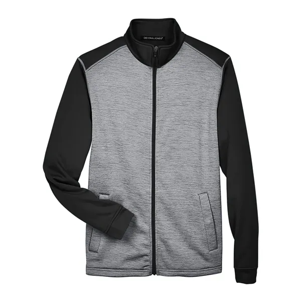 DJ Classic Newbury Colorblock Melange Fleece Full-Zip jacket... from ASI 84358 S&S Activewear