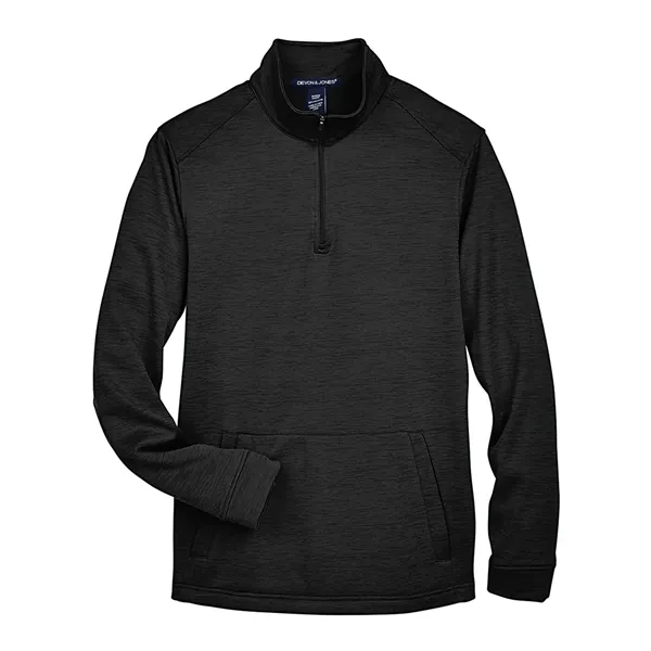 DJ Classic Newbury Melange Fleece Quarter-Zip Pullover... from ASI 84358 S&S Activewear