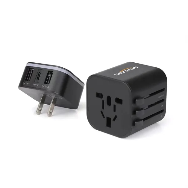 An modern international adapter that can accomodate over 150 countries.... from ASI 91435 Tomax USA / Tomax