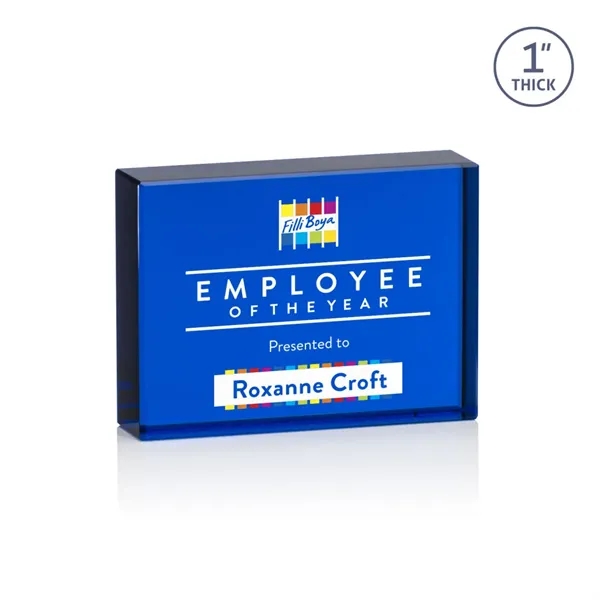 The Abbott Award features a 1" thick Optical Crystal 3" x... from ASI 84592 St Regis Group / St Regis