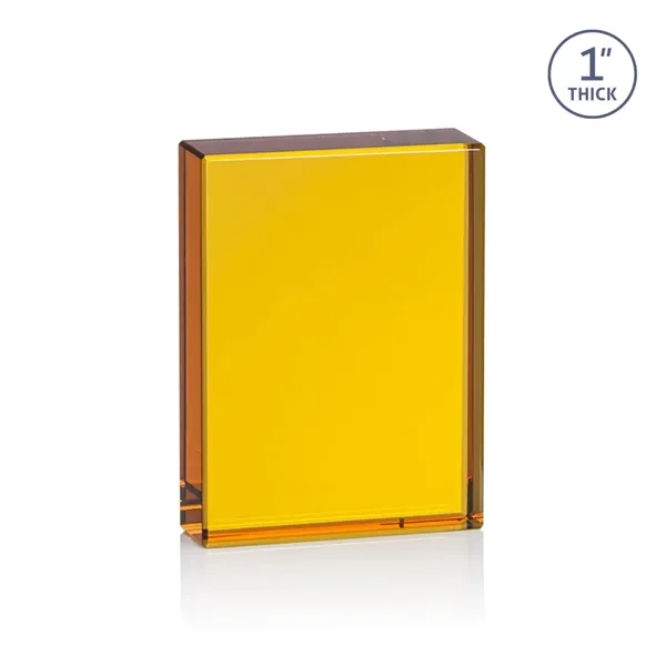 The Abbott Award features a 1" thick Optical Crystal 3" x... from ASI 84592 St Regis Group / St Regis