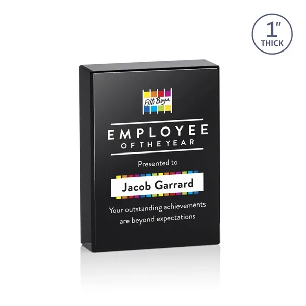 The Abbott Award features a 1" thick Optical Crystal 3" x... from ASI 84592 St Regis Group / St Regis