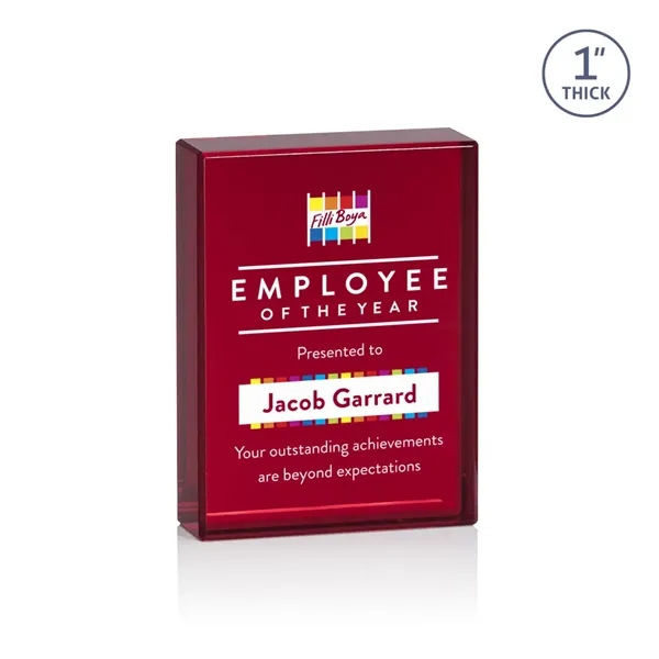 The Abbott Award features a 1" thick Optical Crystal 3" x... from ASI 84592 St Regis Group / St Regis