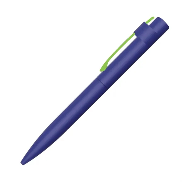 Metal twist-action ballpoint pen with rubber touch coating.... from ASI 84592 St Regis Group