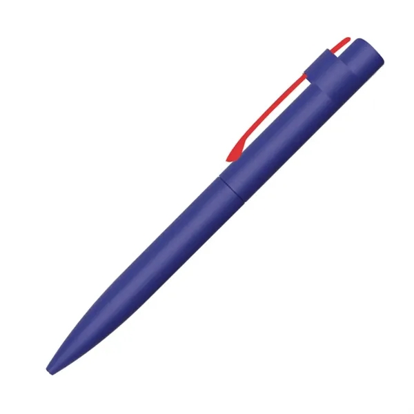 Metal twist-action ballpoint pen with rubber touch coating.... from ASI 84592 St Regis Group