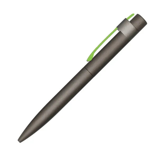 Metal twist-action ballpoint pen with rubber touch coating.... from ASI 84592 St Regis Group