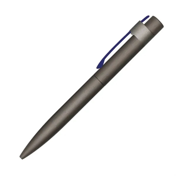 Metal twist-action ballpoint pen with rubber touch coating.... from ASI 84592 St Regis Group