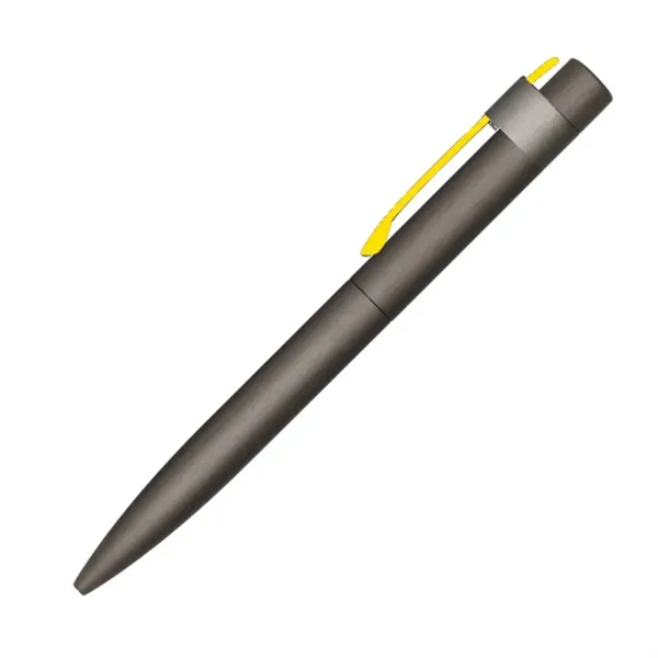 Metal twist-action ballpoint pen with rubber touch coating.... from ASI 84592 St Regis Group
