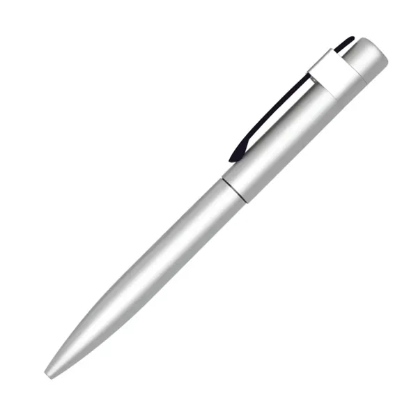 Metal twist-action ballpoint pen with rubber touch coating.... from ASI 84592 St Regis Group