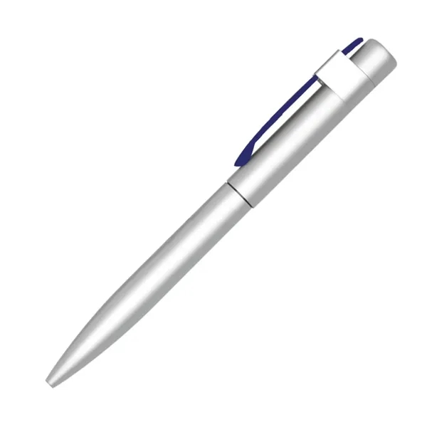 Metal twist-action ballpoint pen with rubber touch coating.... from ASI 84592 St Regis Group