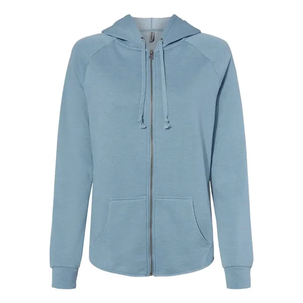 Independent Trading Co. Women's California Wave Wash Zip ...... from ASI 84358 S&S Activewear