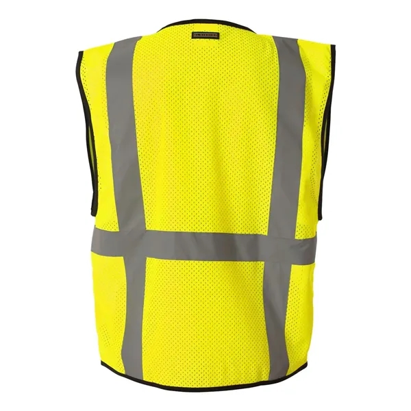 6-pocket mesh vest with zipper front closure. Blank product.... from ASI 84358 S&S Activewear