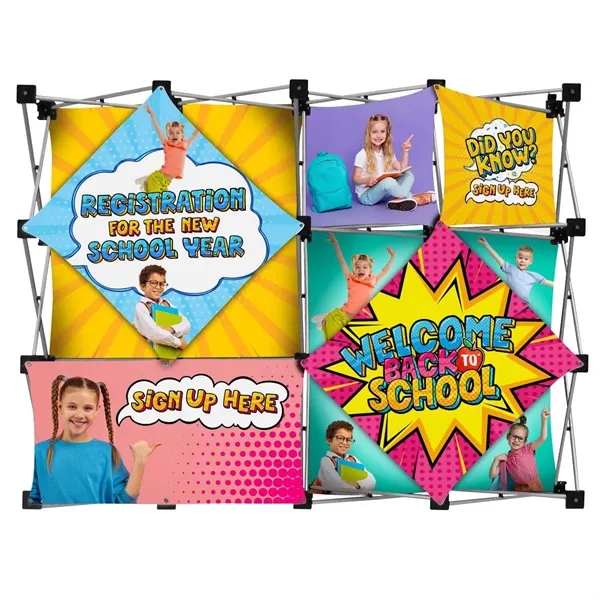 Kit that includes a 12-quad frame, two C panels, one E... from ASI 87188 Showdown Displays