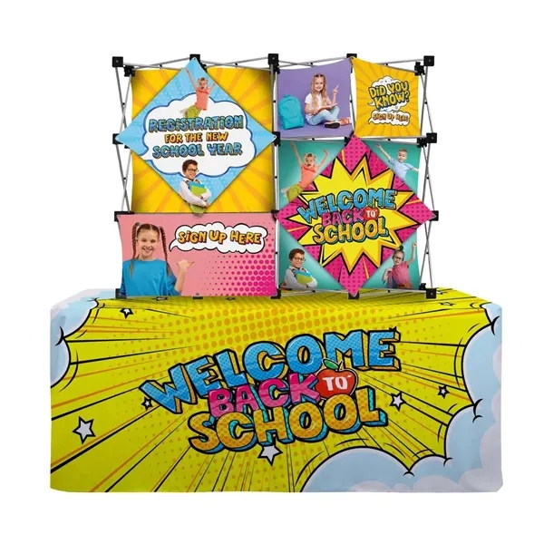 Kit that includes a 12-quad frame, two C panels, one E... from ASI 87188 Showdown Displays