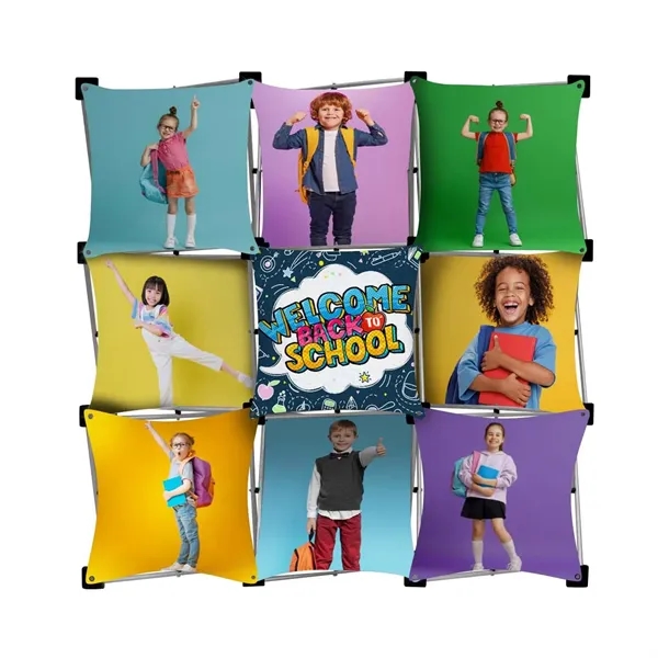 Kit that includes a 9-quad frame, five A panels, two B... from ASI 87188 Showdown Displays