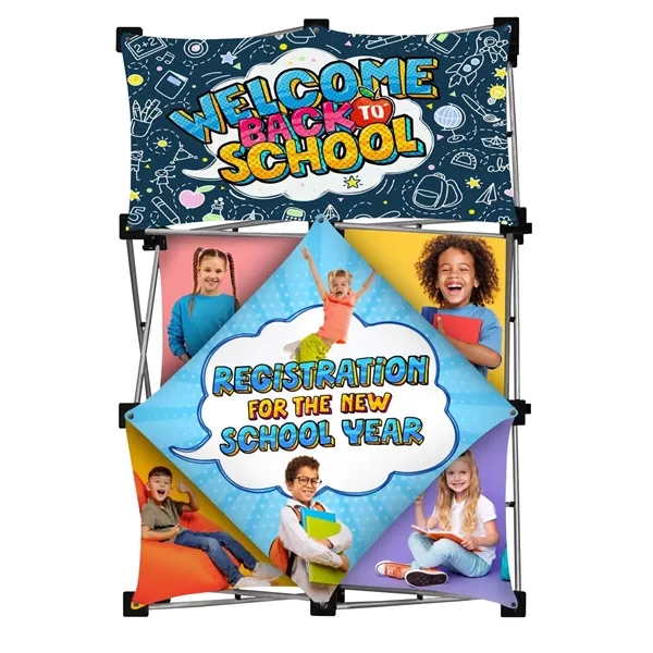 Kit that includes a 6-quad double stack frame, four C panels,... from ASI 87188 Showdown Displays