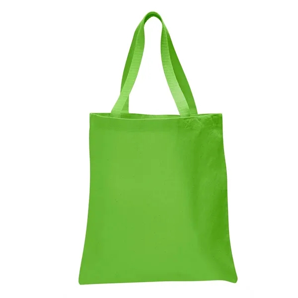 12 oz. Cotton canvas tote bag with web handles plus 1... from ASI 37218 Athena Promo (tm)